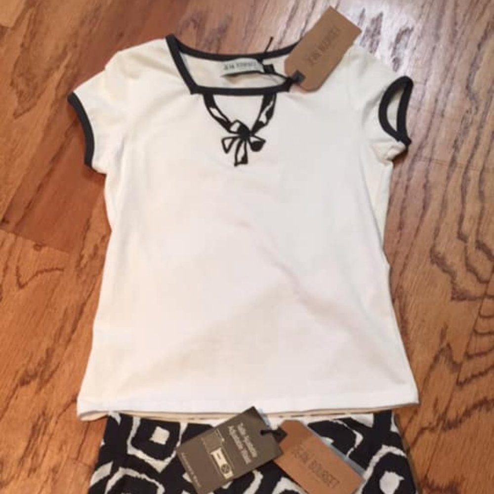 - NWT-Jean Bourget two piece outfit, size 5 girls